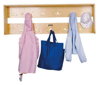 Jonti-Craft® Double Wall Mount Coat Rail