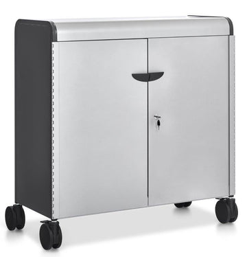 Alumni Accelerator Storage Jumbo-Width & Medium Height with Totes and Doors