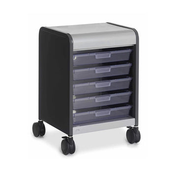 Alumni Accelerator Storage Micro-width, Low Height with Totes