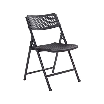 NPS AirFlex Series Polypropylene Folding Chair in Black ONLY