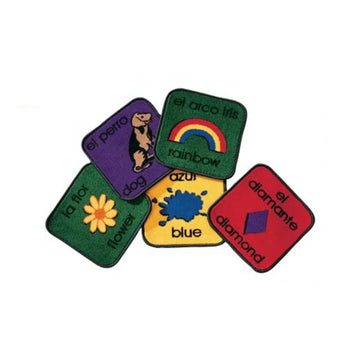 Bilingual Carpet Seating Squares Kit