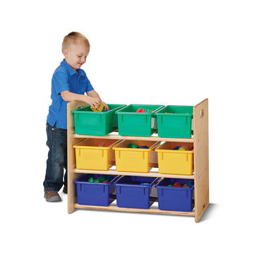 Jonti-Craft® Cubbie-Tray Storage Rack - with Colored Cubbie-Trays