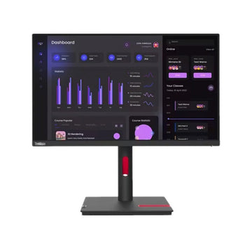 Lenovo ThinkVision T24i-30 24" Class Full HD LCD Monitor - 16:9 - Raven Black