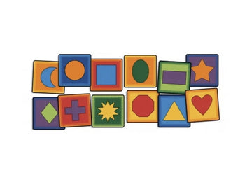 Simple Shapes Seating Squares Set of 12