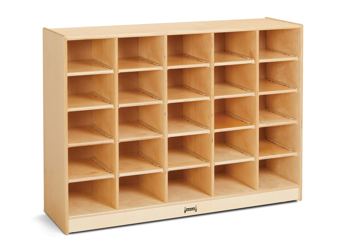 Jonti-Craft® 25 Cubbie-Tray Mobile Storage - with Colored Trays