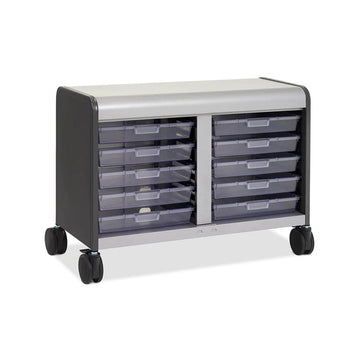 Alumni Accelerator Storage Jumbo-width, Low Height with Totes