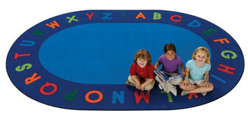 Alphabet Circletime Rug Oval