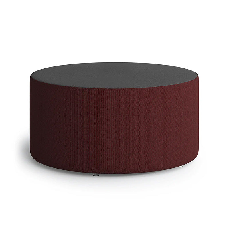 Alumni Lounge Round Ottoman