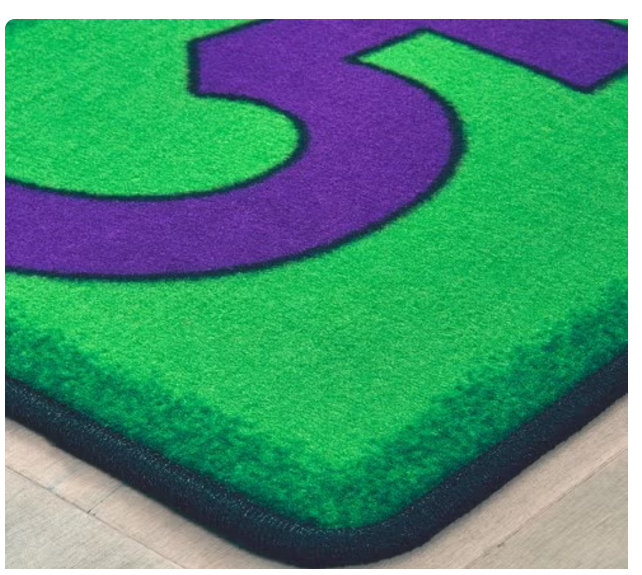 Simple Number Seating Squares Set of 12
