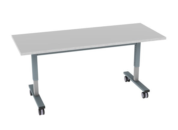 Flip & Nest Rectangle Table 60x24x21-28H