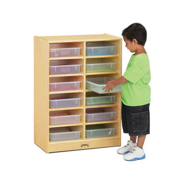 Jonti-Craft® 12 Paper-Tray Mobile Storage