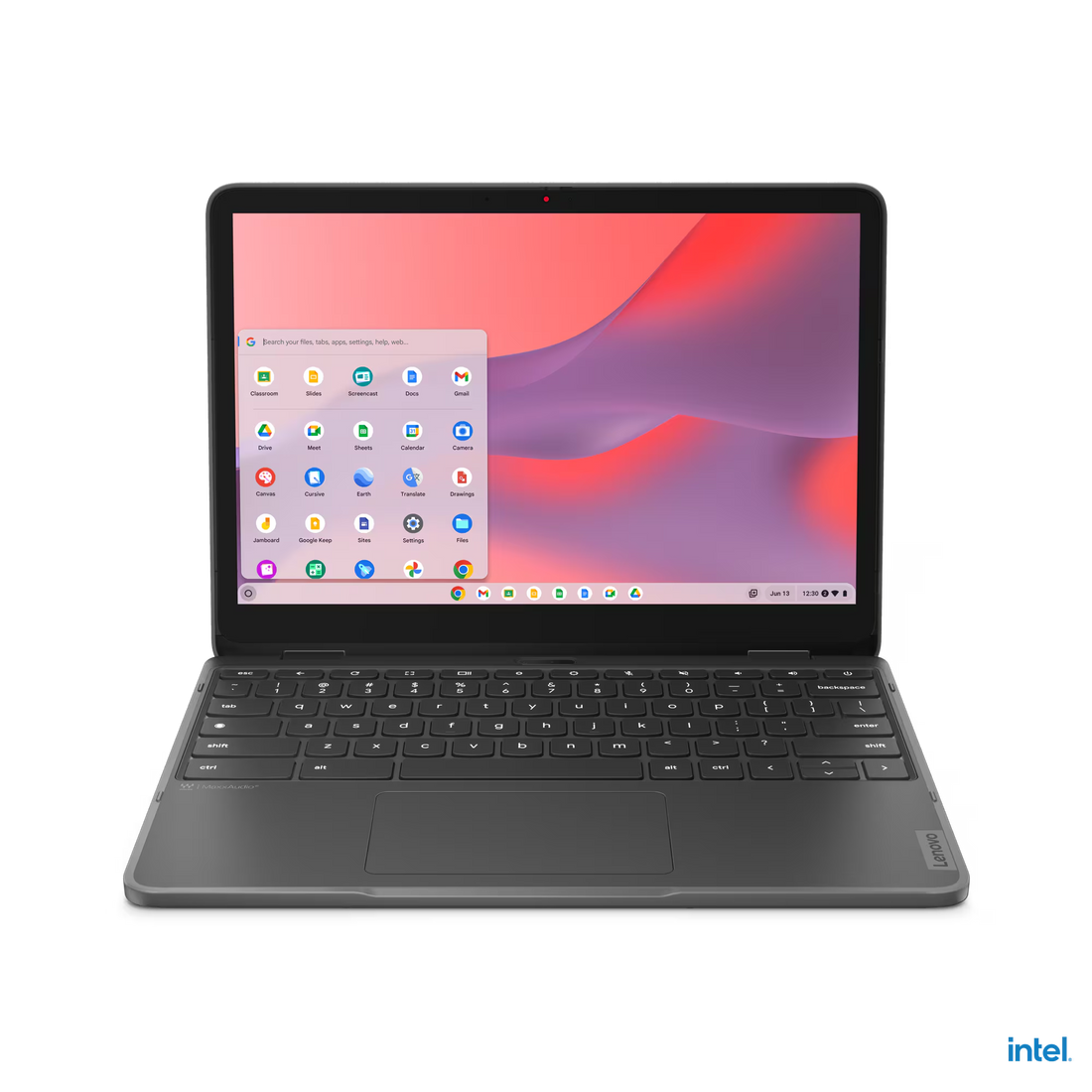 Lenovo 500e Yoga Chromebook Gen 4 12.2" Touchscreen Convertible 2 in 1 Chromebook - WUXGA - Intel N100, 4GB/32GB
