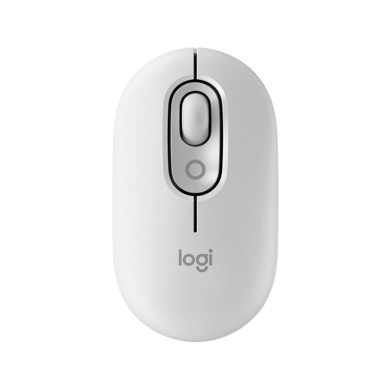 Logitech POP Mouse with emoji - Off-White