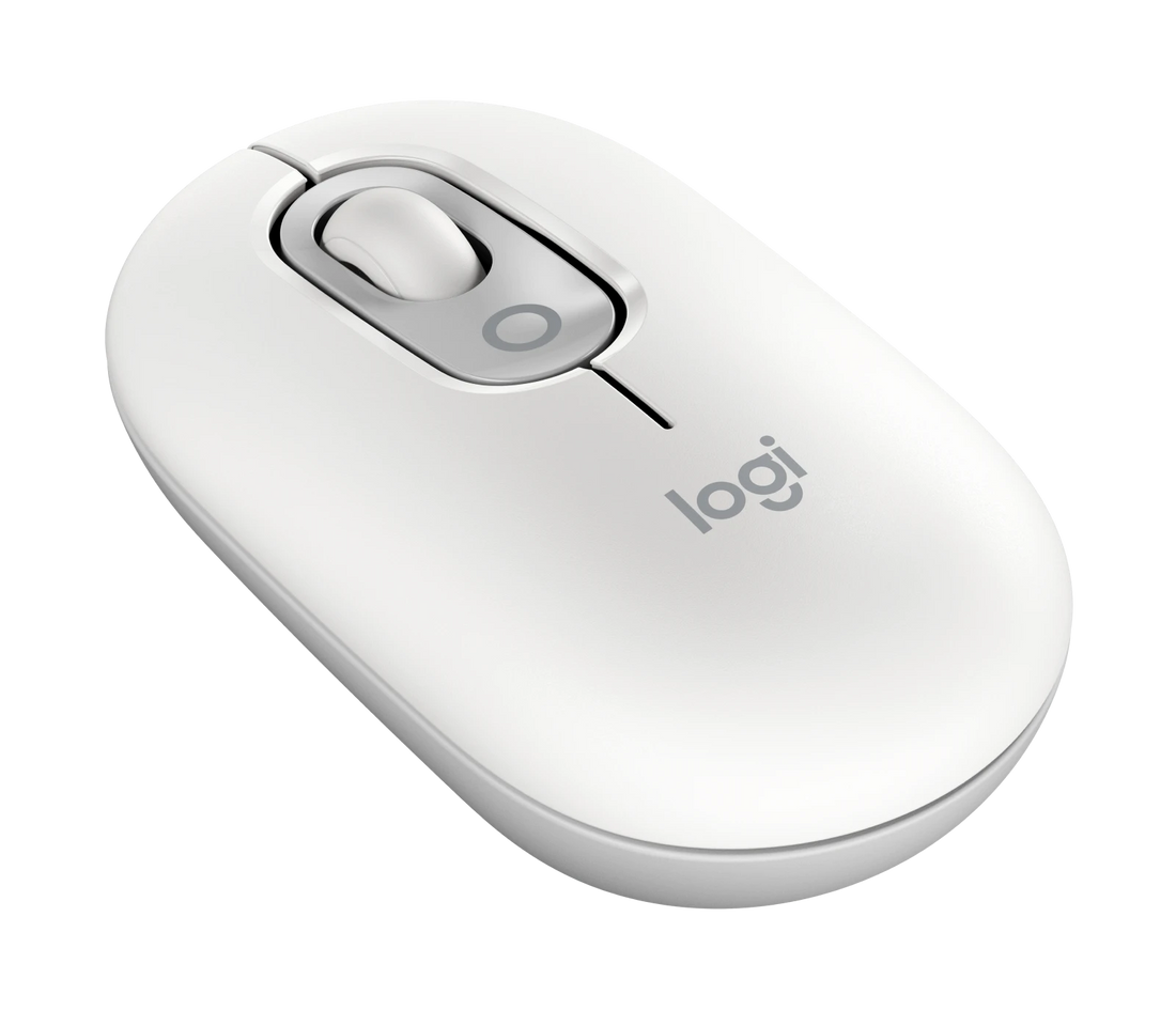 Logitech POP Mouse with emoji - Off-White