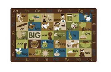 Rhyme Time Rug Nature Colors