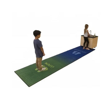 Stand and Wait Here to Sanitize Value Runner