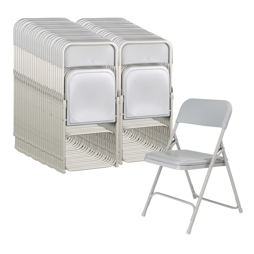 NPS 8800 Series Cafetorium Plastic Stack Chair in Black 18H