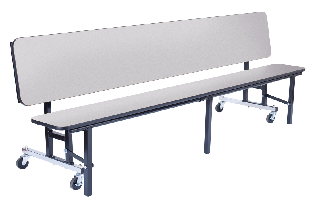 NPS 8'L Convertible Bench Cafeteria Table