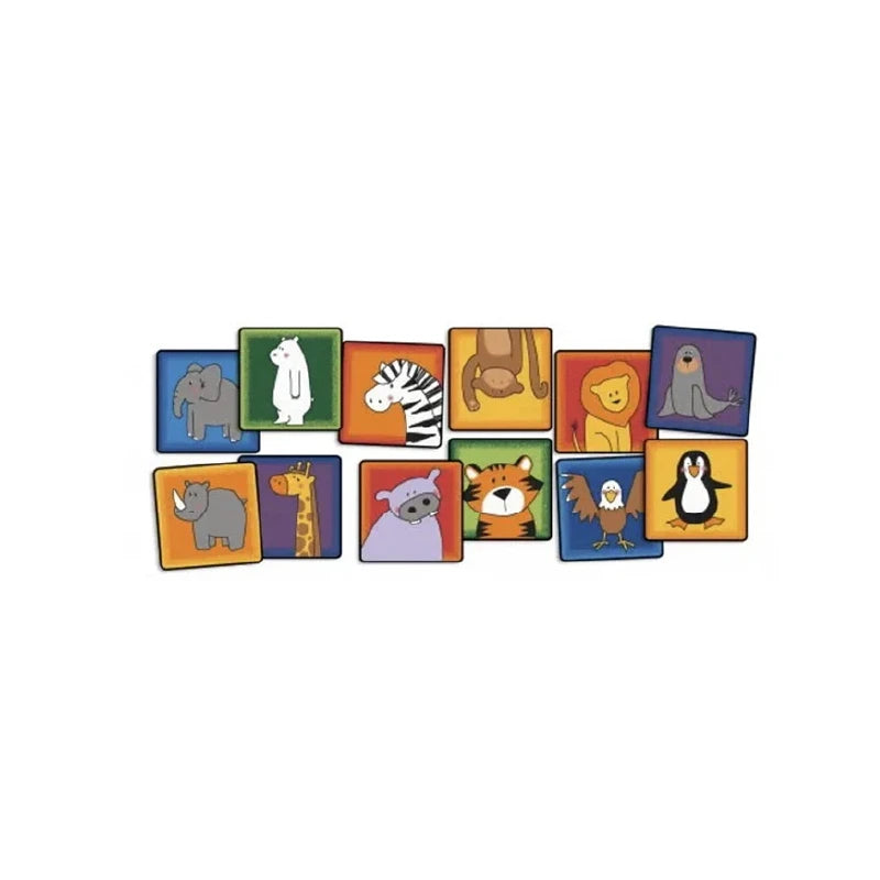 Zoo Animals Seating Kit Set of 12