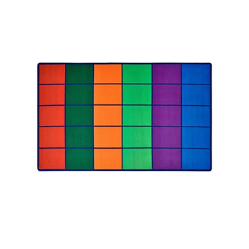 Colorful Rows Seating Rug