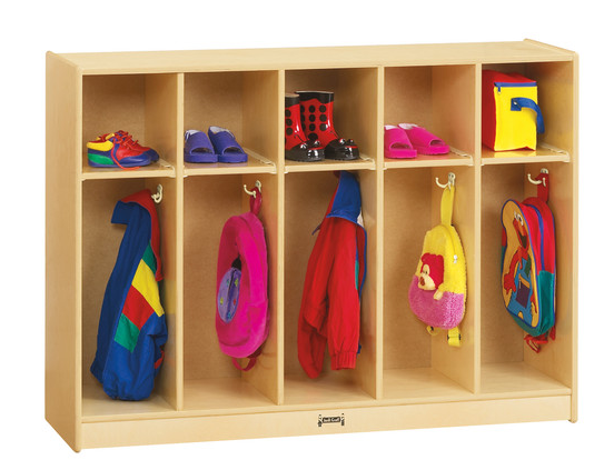 Jonti-Craft® Toddler 5 Section Coat Locker