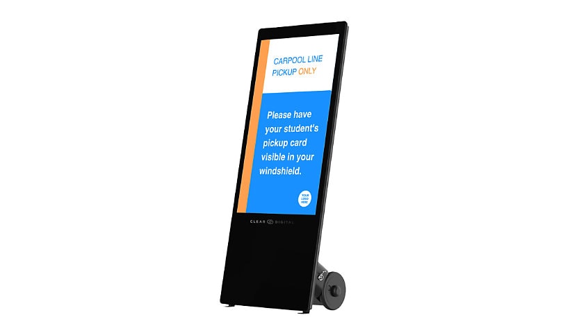 Clear Touch Evo Roll Pro 43" Mobile Digital Signage Display