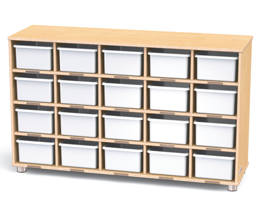 TrueModern® Twenty-Cubbie Shelf
